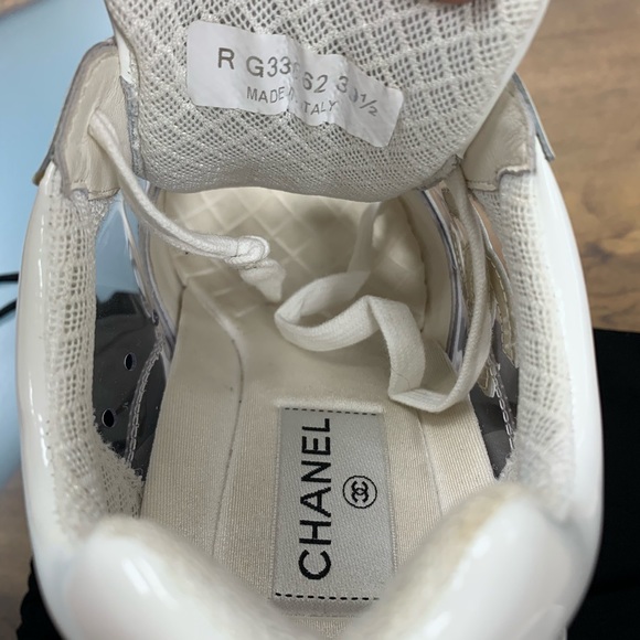 ADDITIONAL photos of CHANEL White Trainers - Picture 2 of 7